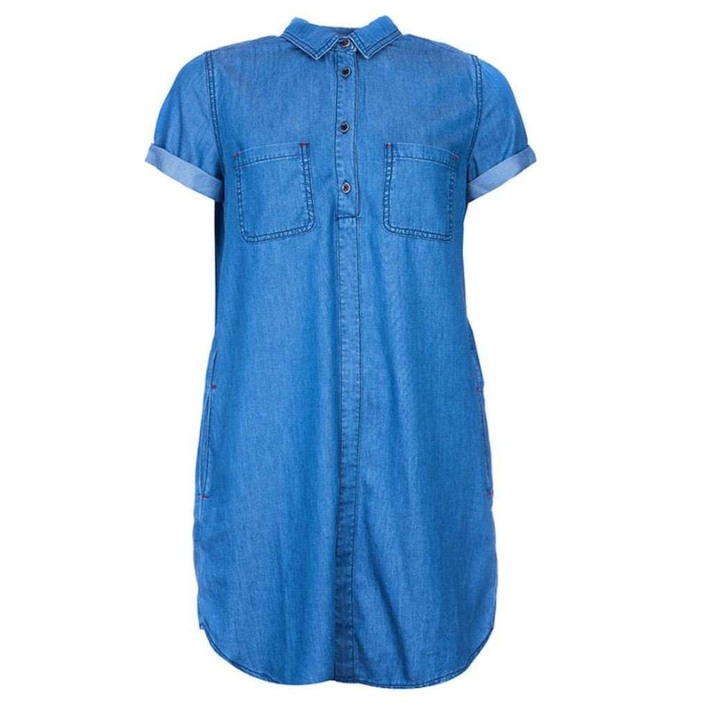 Barbour Fins Dress in Chambray