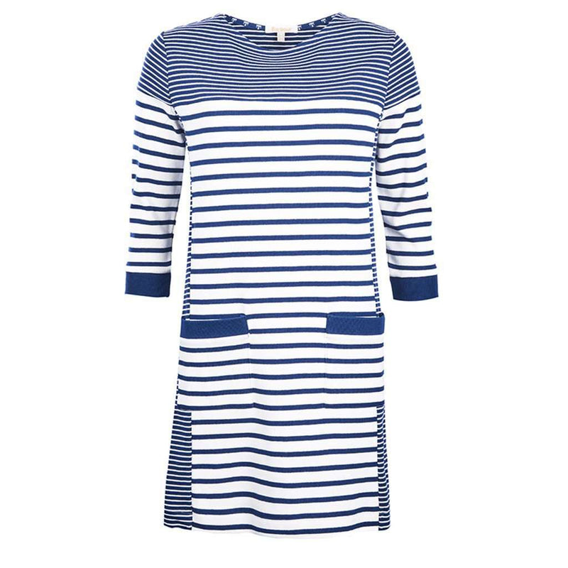 Barbour Rief Dress in Navy Cloud