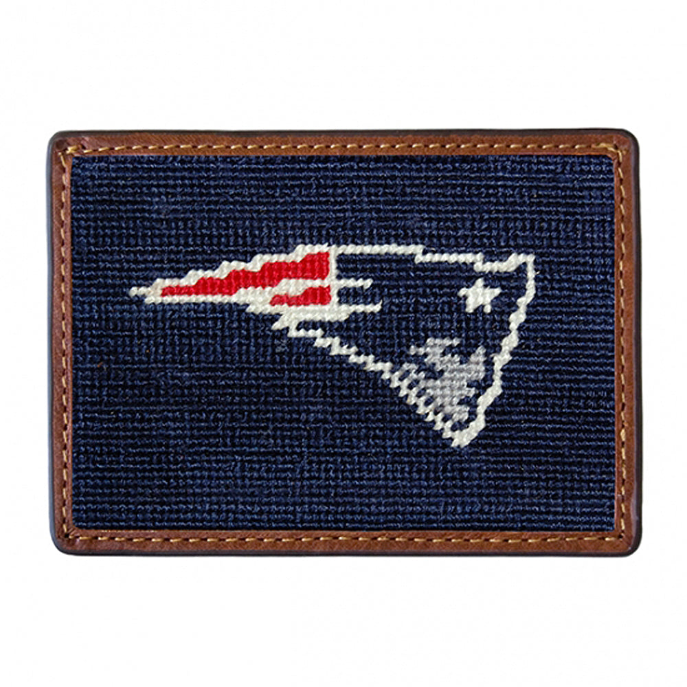 New England Patriots Needlepoint Credit Card Wallet by Smathers & Branson