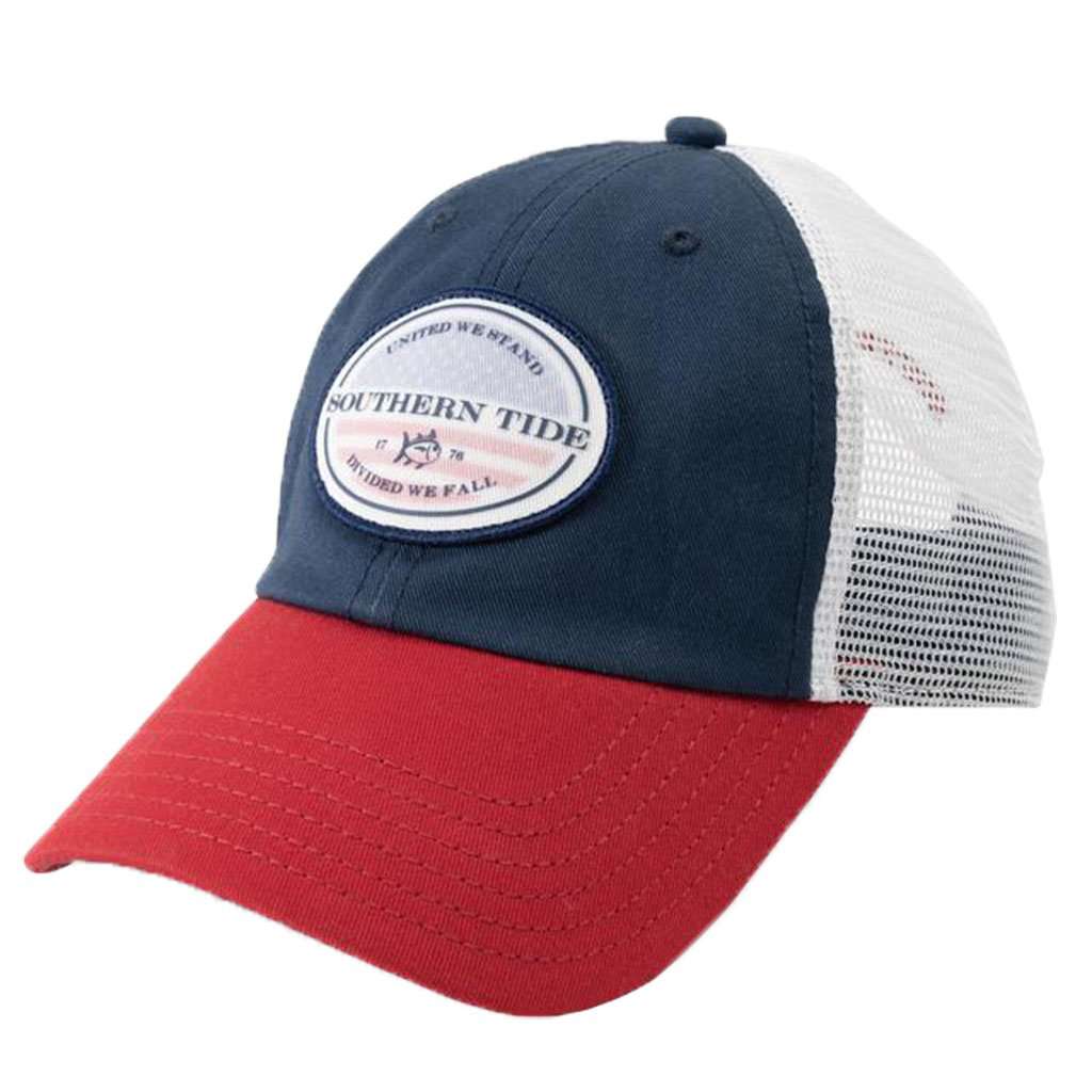 Southern Tide Faded Flag Patch Trucker Hat | Free Shipping – Country ...