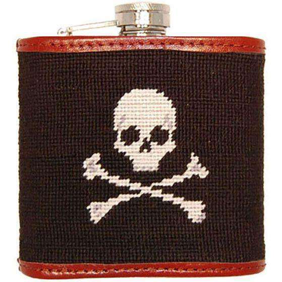 Smathers & Branson Fly Fishing Scene Needlepoint Flask – Country