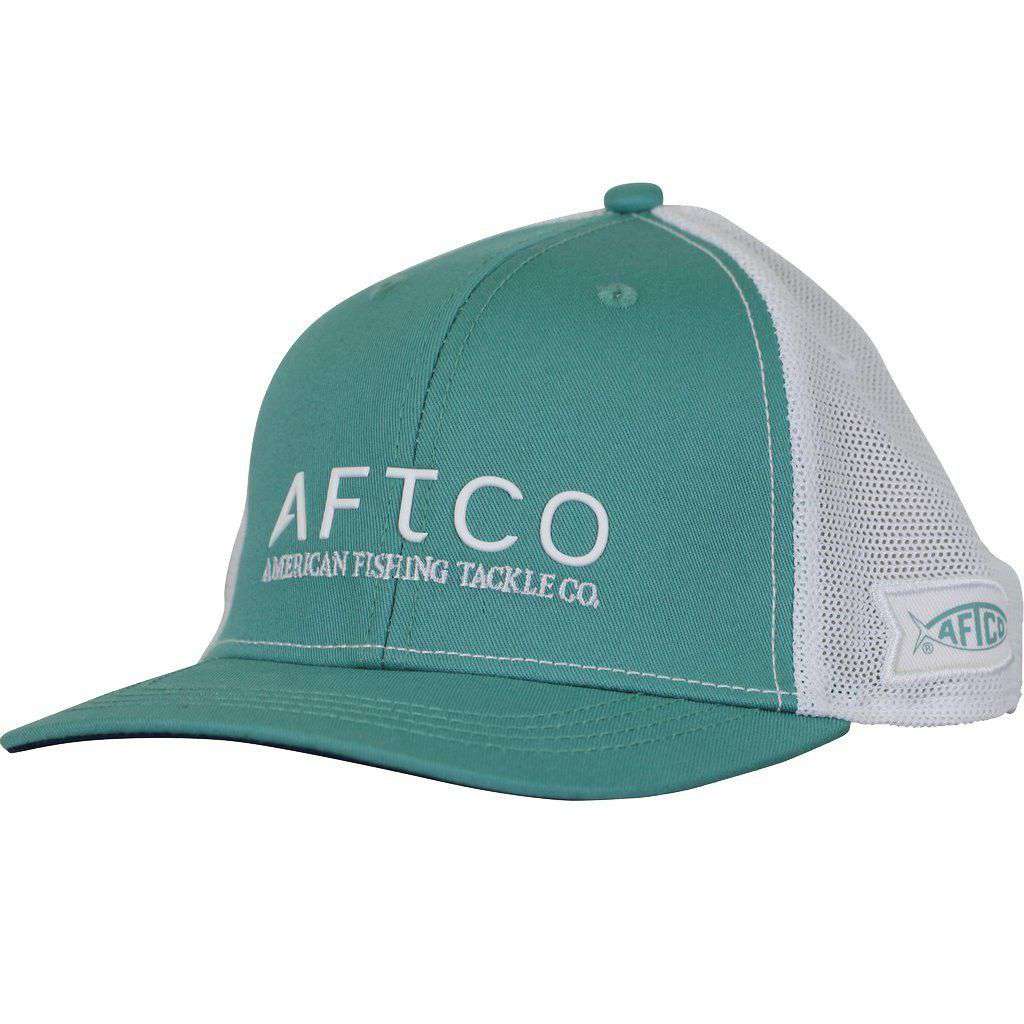 AFTCO Wavy Low Profile Trucker Hat - Navy