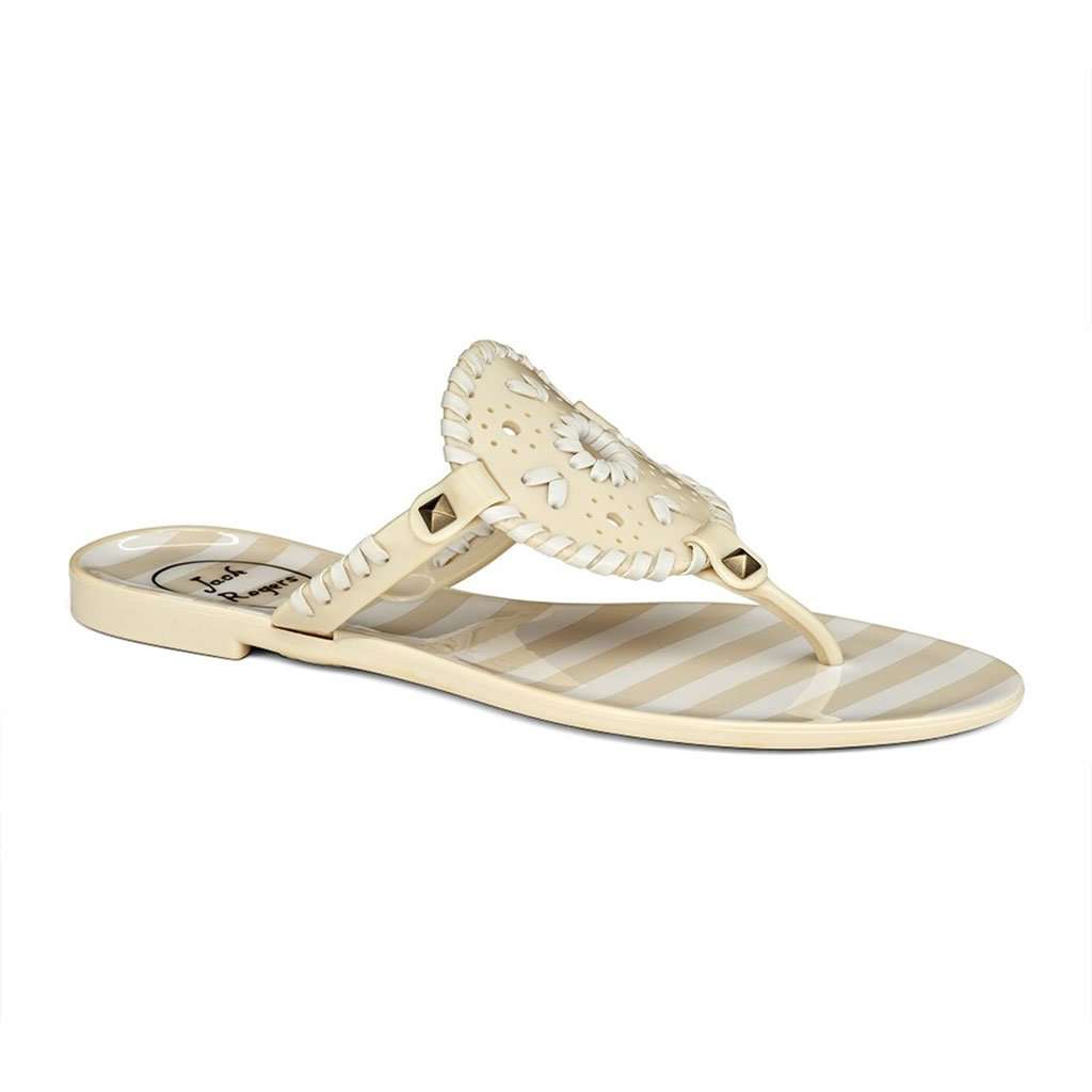 jack rogers bone and white