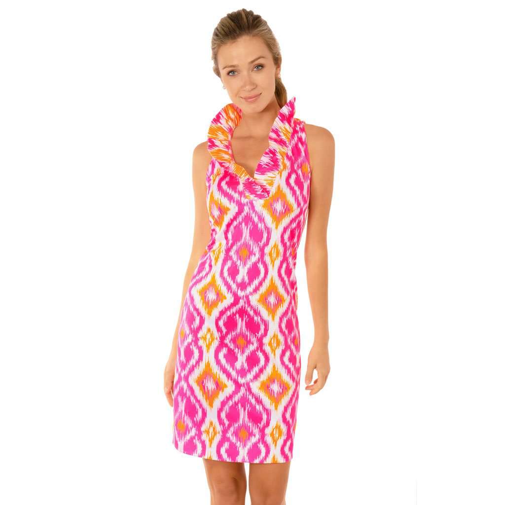 gretchen scott ruffneck dress