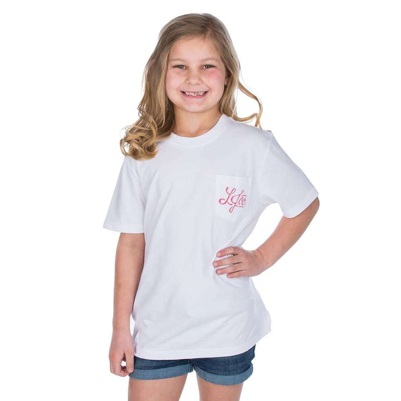 Lauren James Youth Girl's Best Friend Tee in White – Country Club Prep