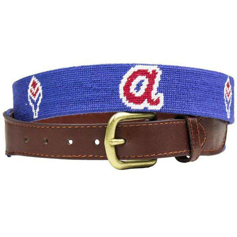 Smathers and Branson Atlanta Braves Cooperstown Needlepoint Belt in ...