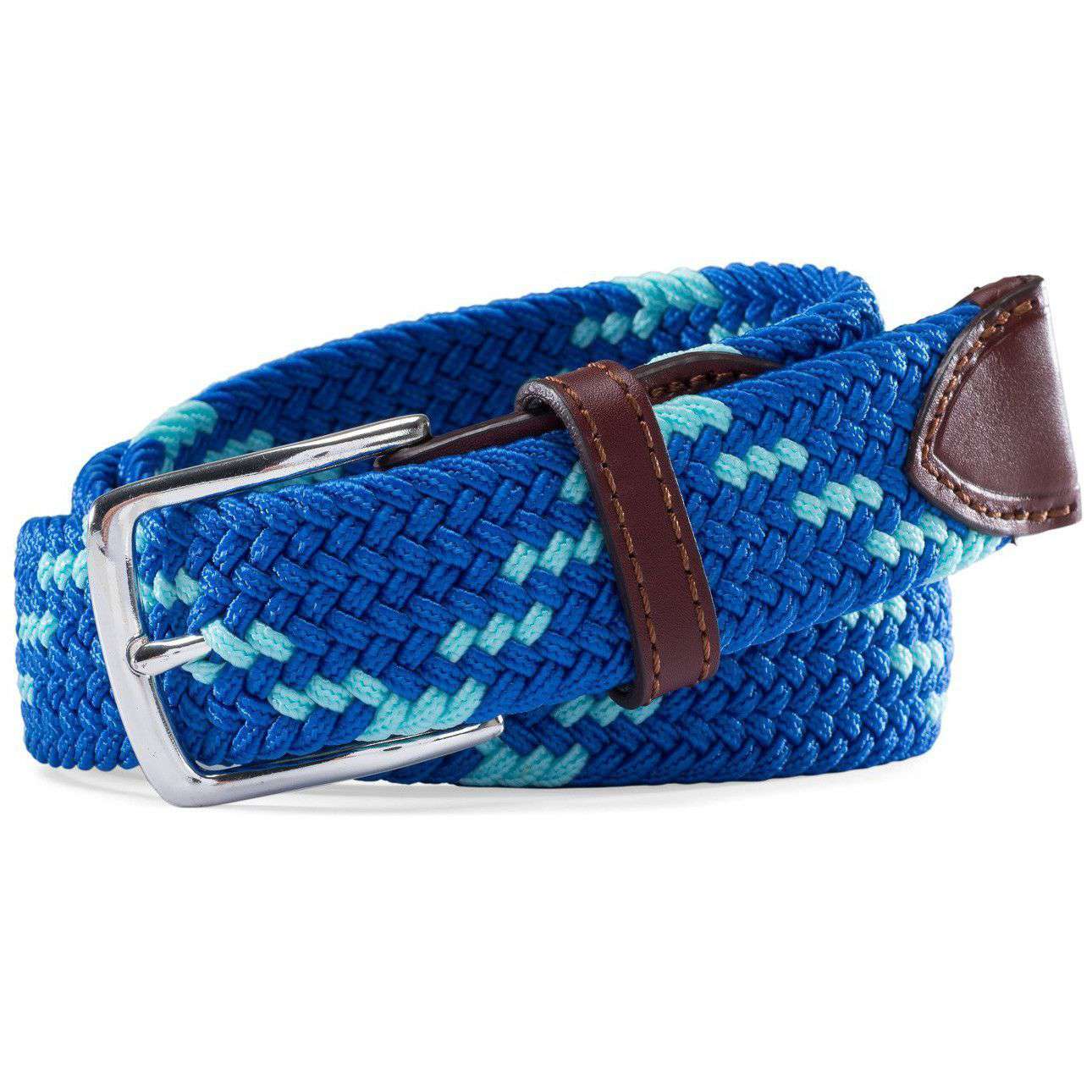 Southern Tide Braided Web Belt in Royal Blue – Country Club Prep