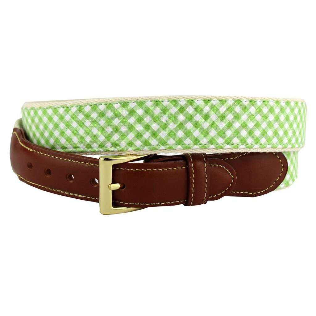 Nemo's Doom Fish Hook Leather Tab Belt by Country Club Prep