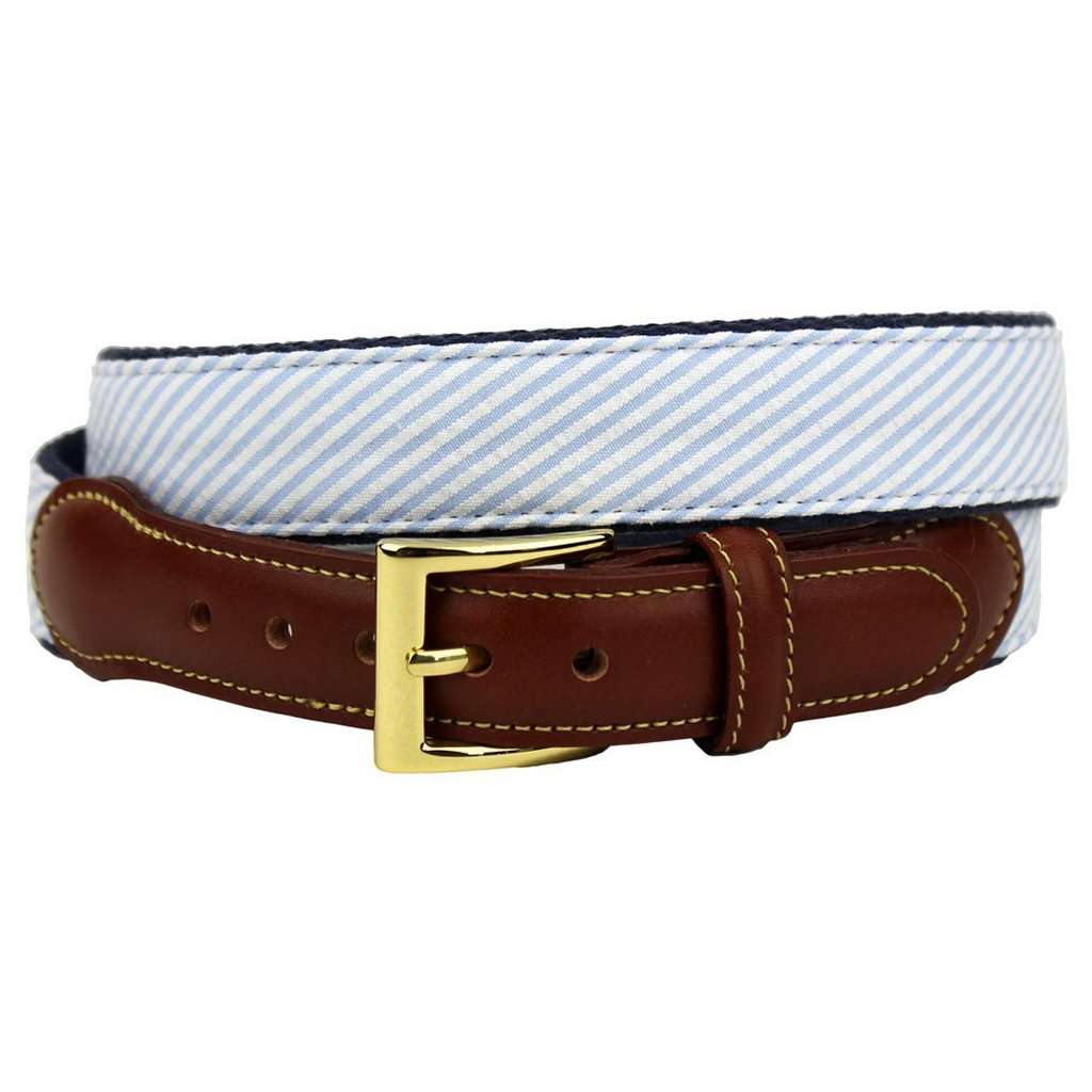 Nemo's Doom Fish Hook Leather Tab Belt by Country Club Prep