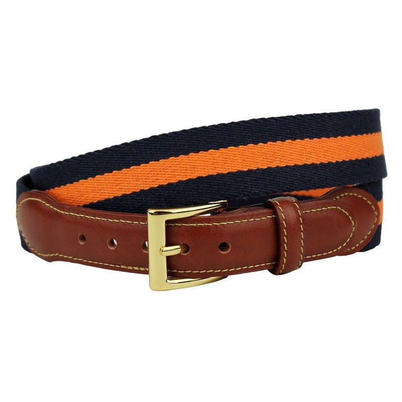 Country Club Prep What is a Wahoo Leather Tab Surcingle Stripe Belt in ...