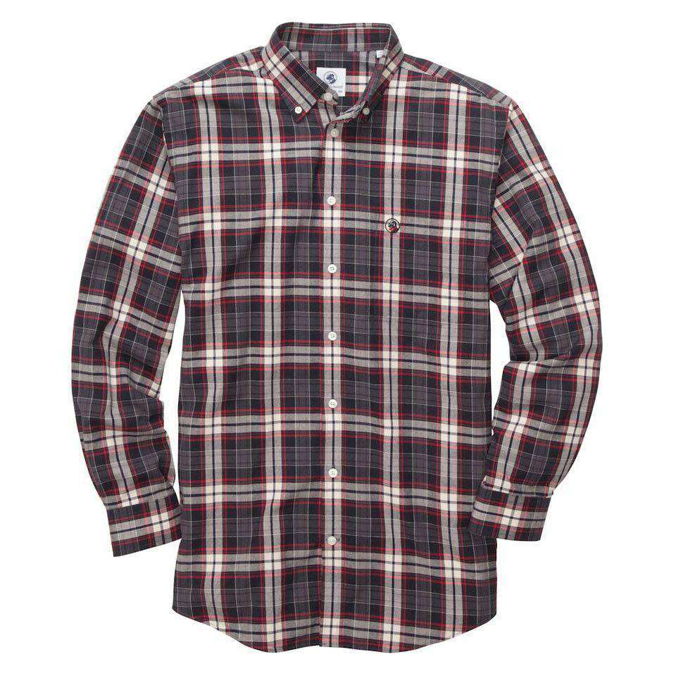 Southern Proper Biglane Southern Shirt in Charcoal Plaid