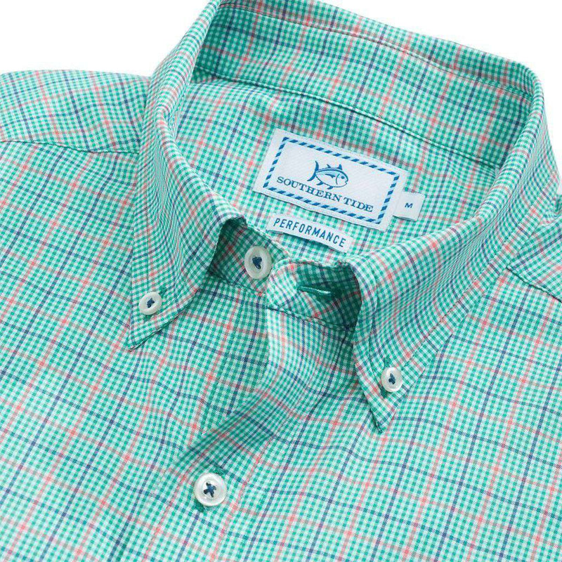 Southern Tide Edisto Island Plaid Intercoastal Performance Shirt in ...