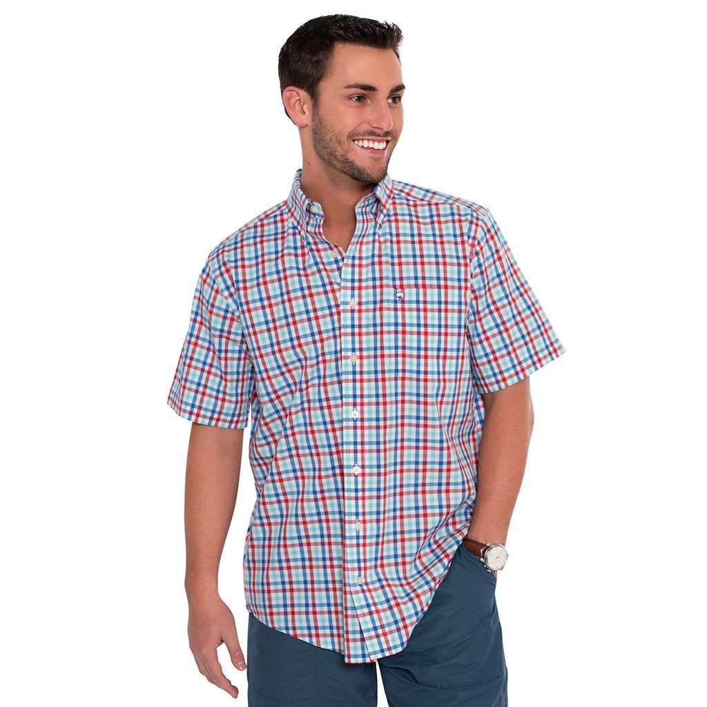 The Southern Shirt Co Kingston Check Shirt in Old Glory – Country Club Prep