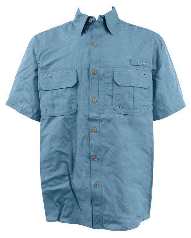 AFTCO Technical Fishing Shirt in Blue