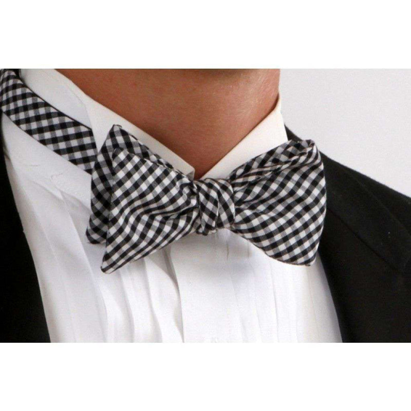 High Cotton Black Gingham Cummerbund Set