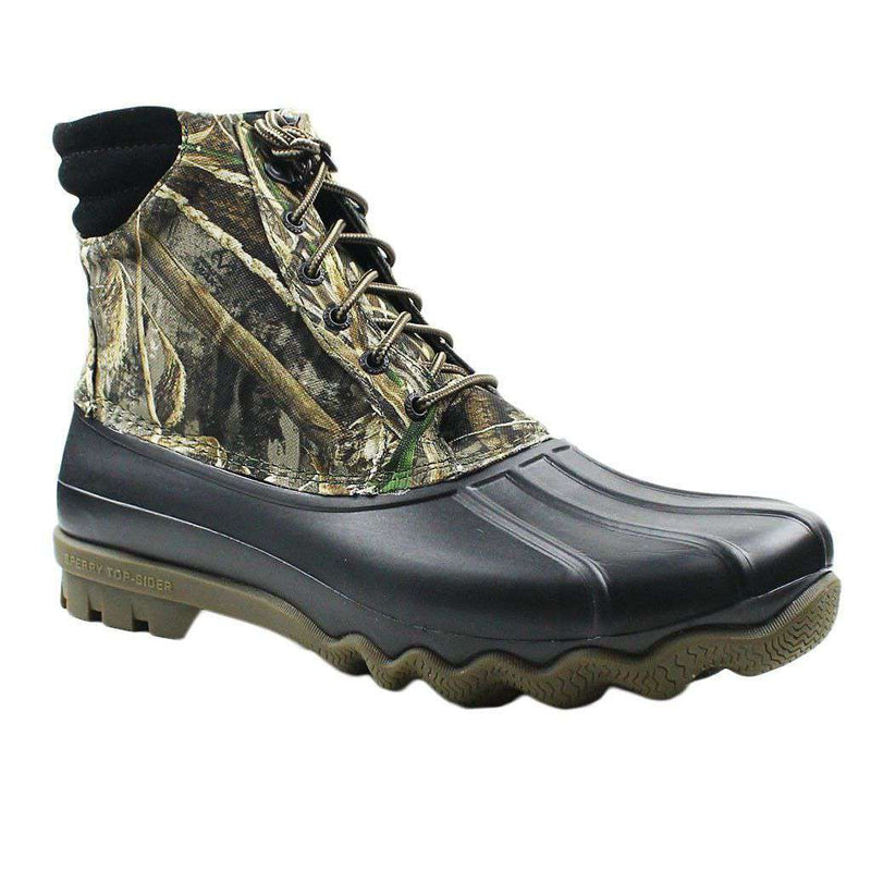 camo sperry duck boots