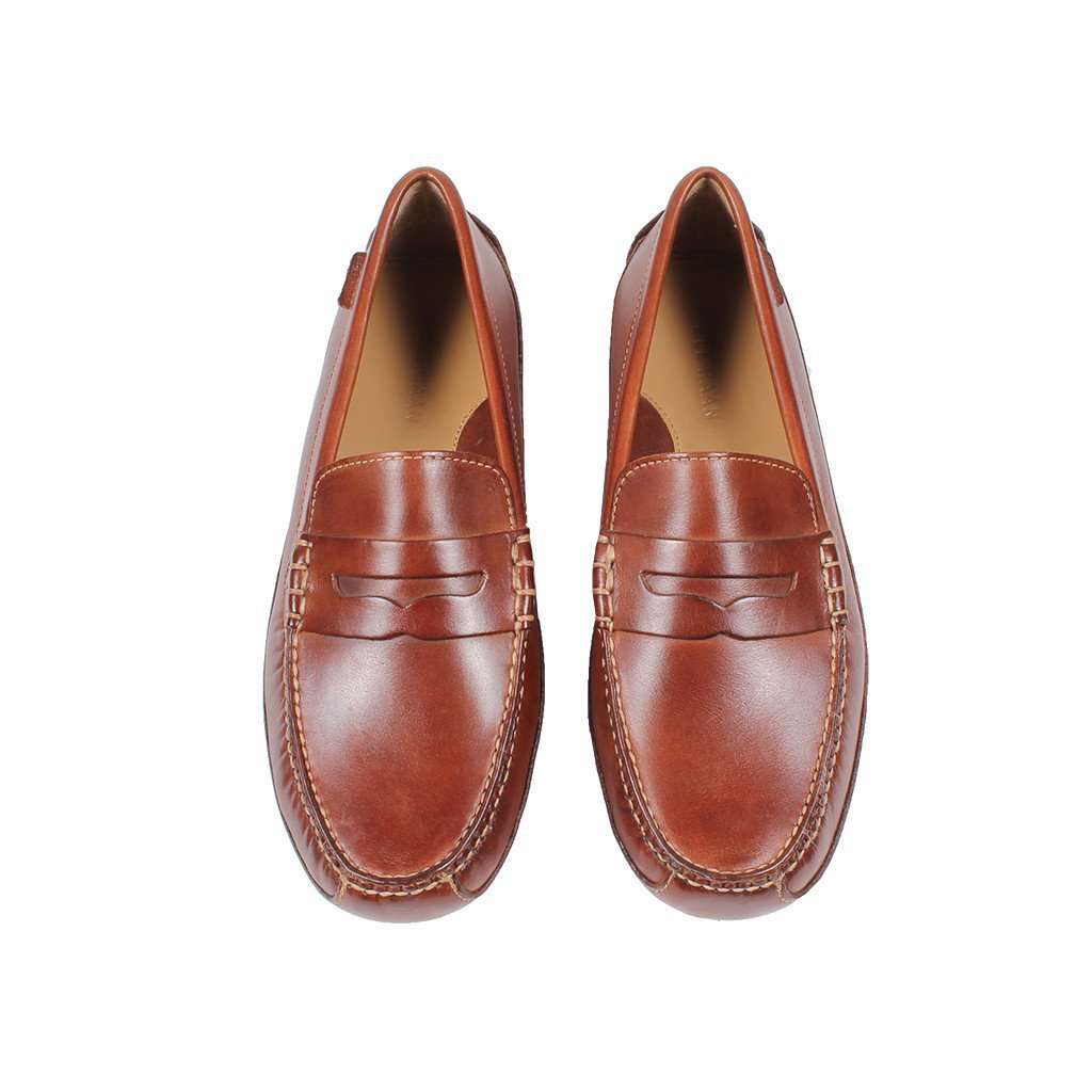 Cole Haan Grant Canoe Penny Loafer in Papaya – Country Club Prep