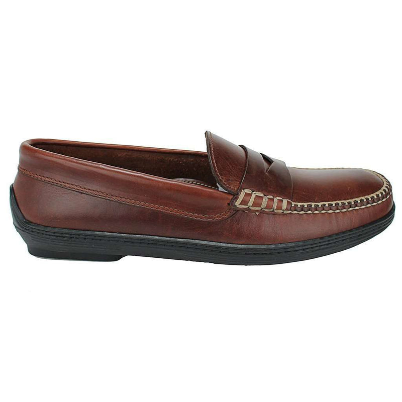 Key West Penny Loafer Driver Shoes in Brown | C.C. Prep