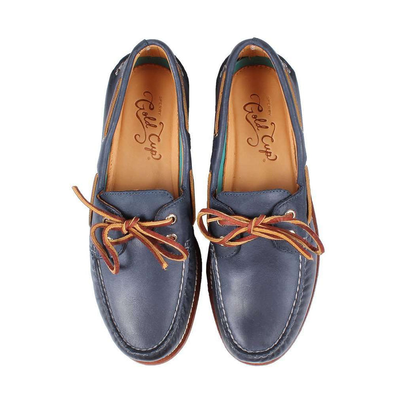 mens navy sperry boat shoes