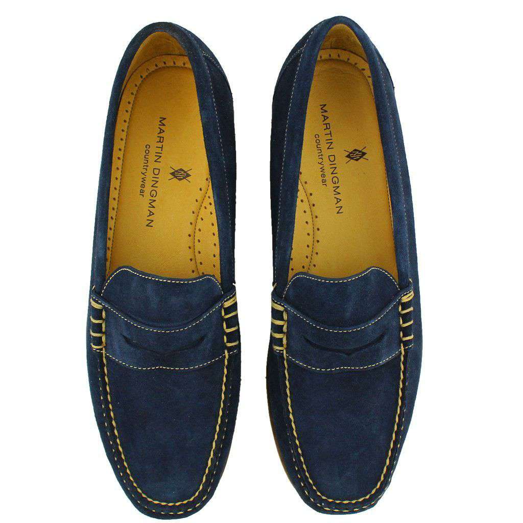 Martin Dingman Pierson Loafer in Navy