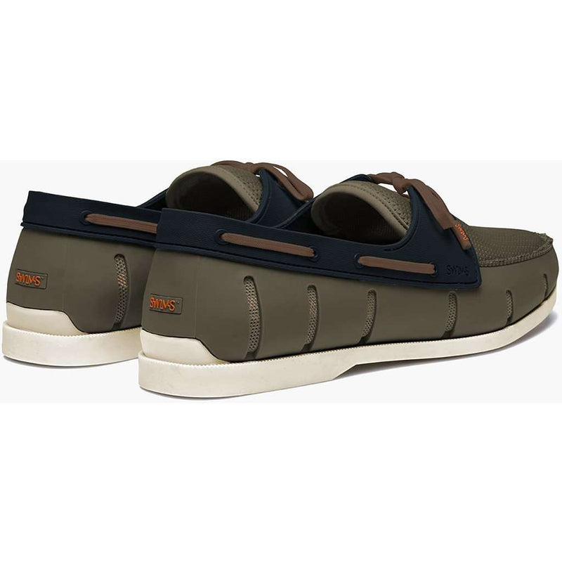 SWIMS Water Resistant Boat Loafer in Khaki and Navy – Country Club Prep