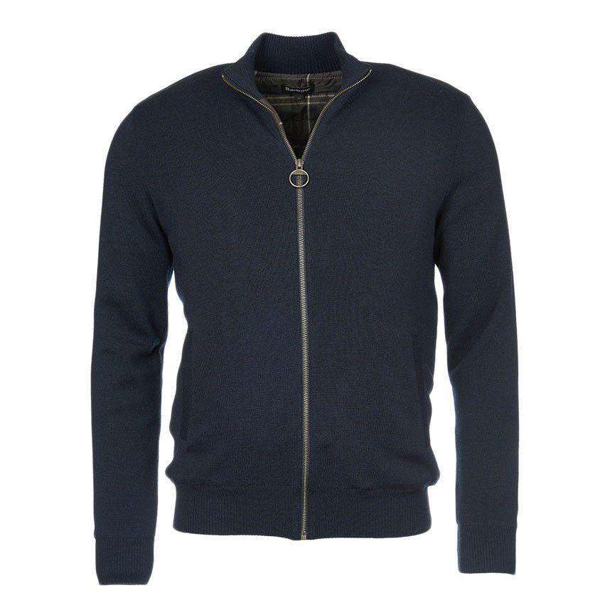 Ardeley Zip Through Jacket in Navy by Barbour – Country Club Prep