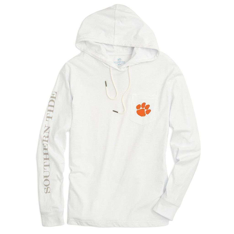 white clemson hoodie