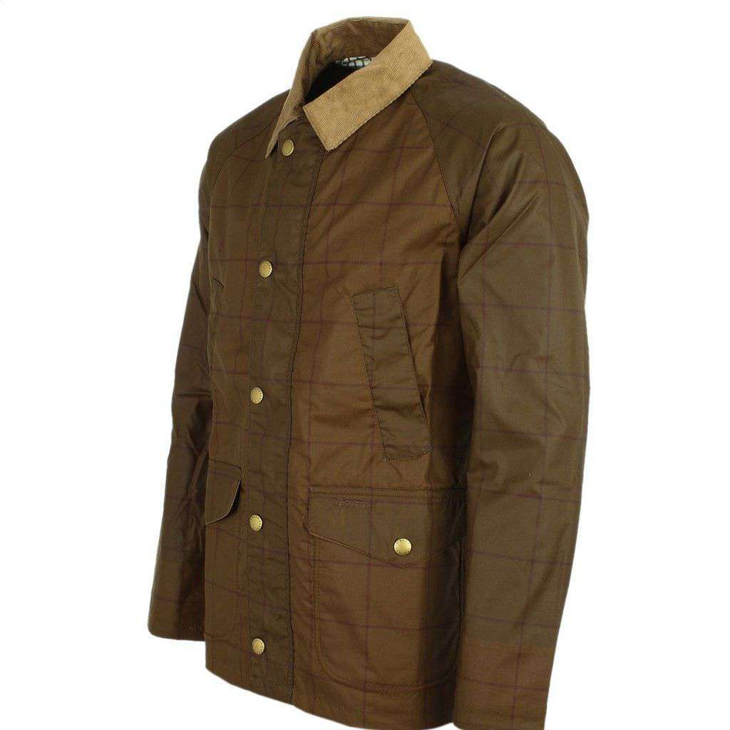 Barbour Coltdale Waxed Jacket in Peat Brown