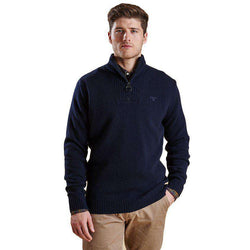 barbour essential lambswool half zip