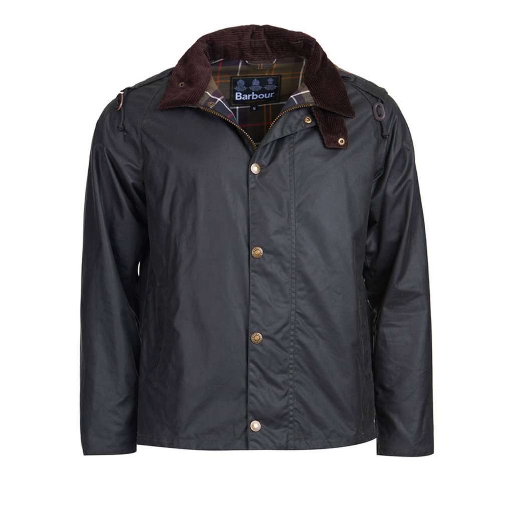 Barbour Heskin Wax Jacket in Sage