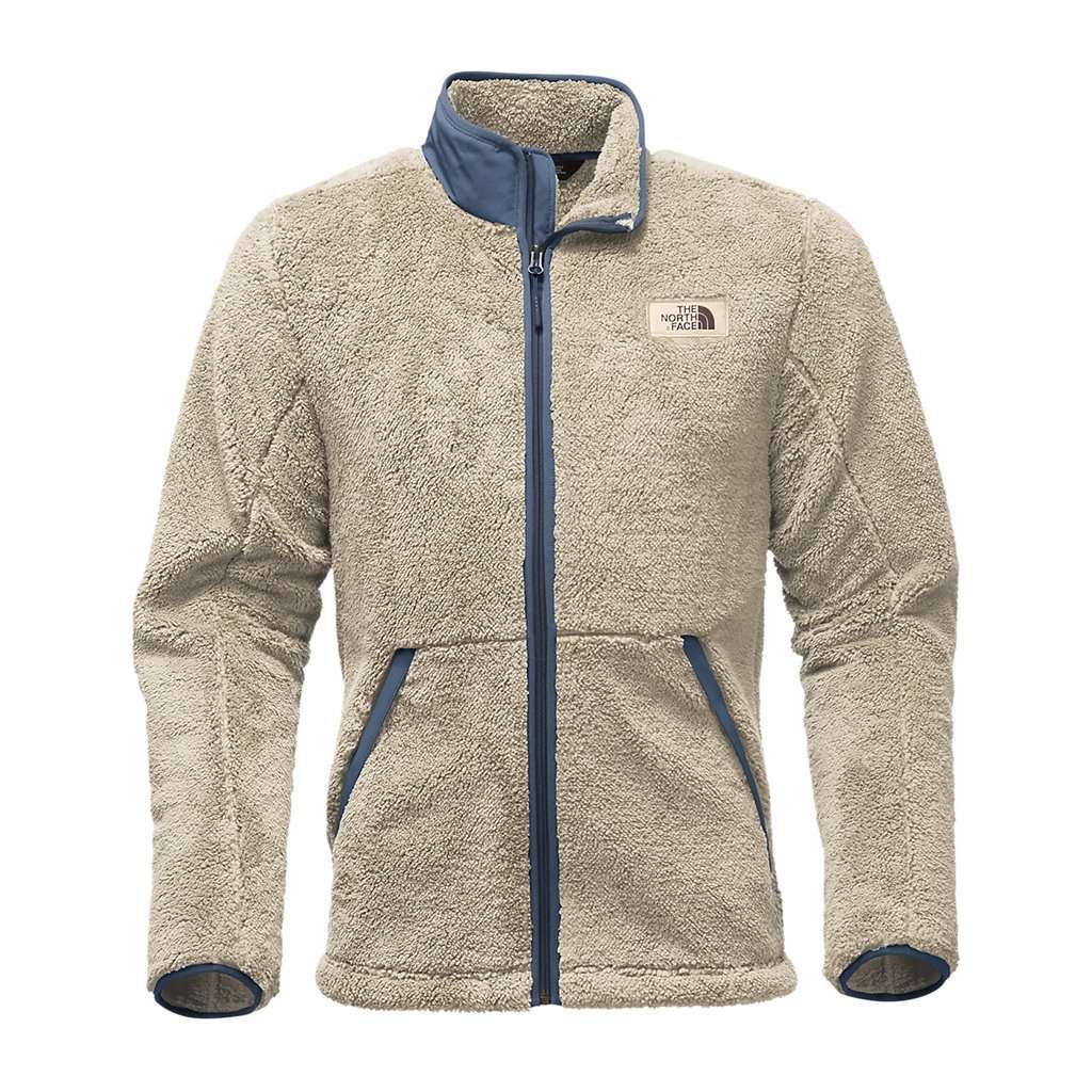 The North Face Men's Campshire Full Zip Sherpa Fleece in Granite Bluff Tan