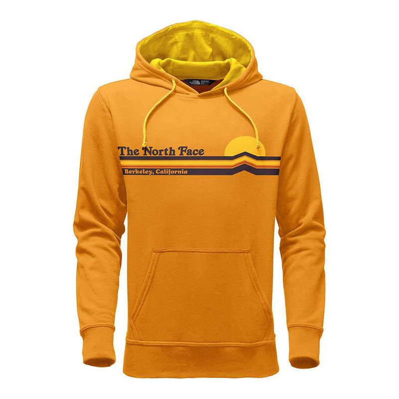 the north face hoodie orange