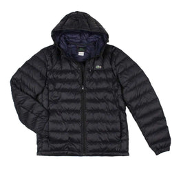 Lacoste Quilted Down Jacket in Black