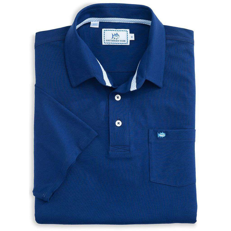 Southern Tide Channel Marker Polo in Blue Depths