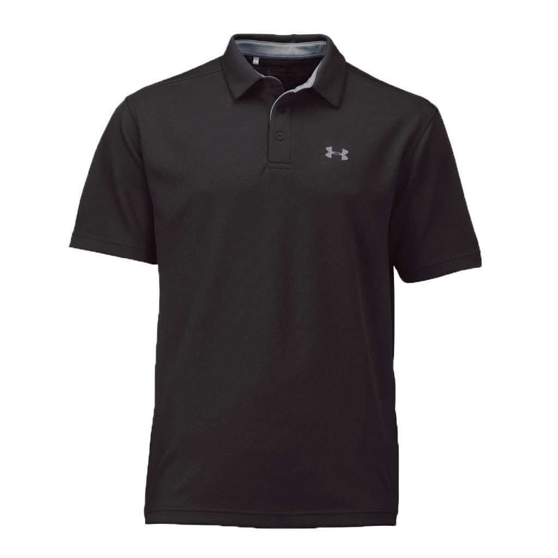 Under Armour Men's Tech Polo in Black – Country Club Prep