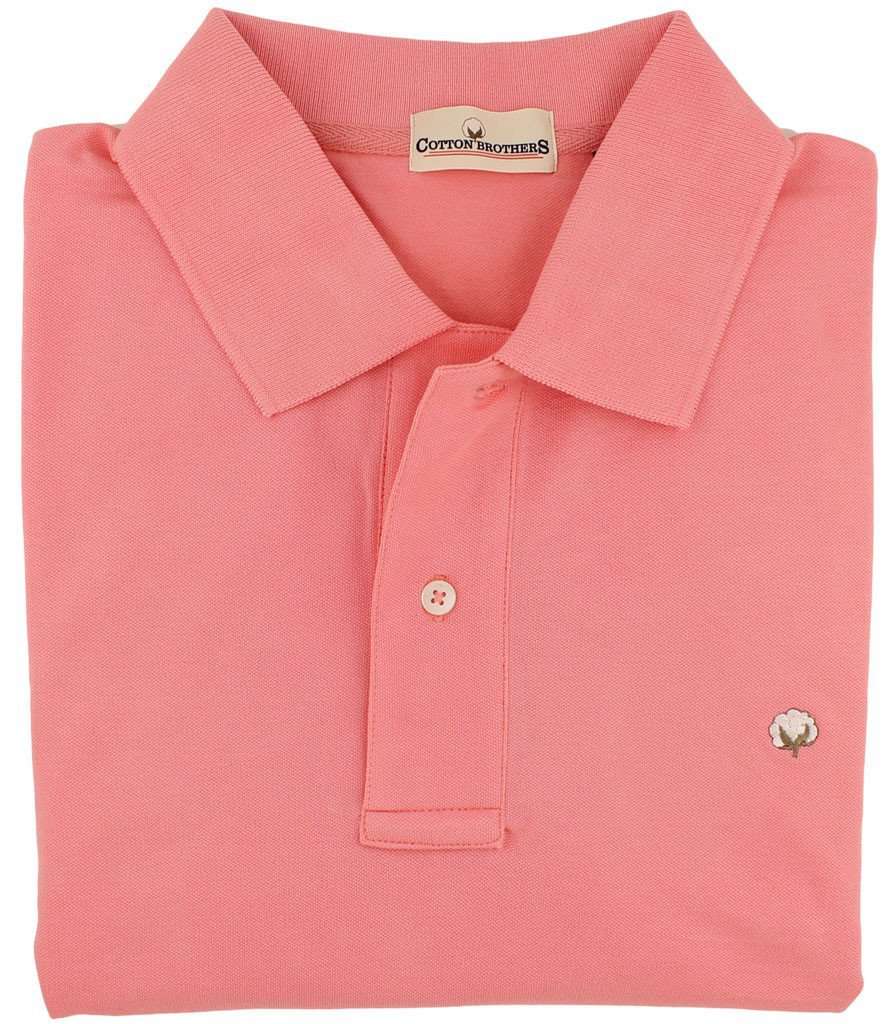 Cotton Brothers Polo Shirt in Pink – Country Club Prep