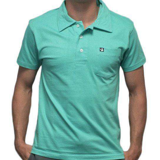 Rowdy Gentleman Toasting Man Polo in Mint Green