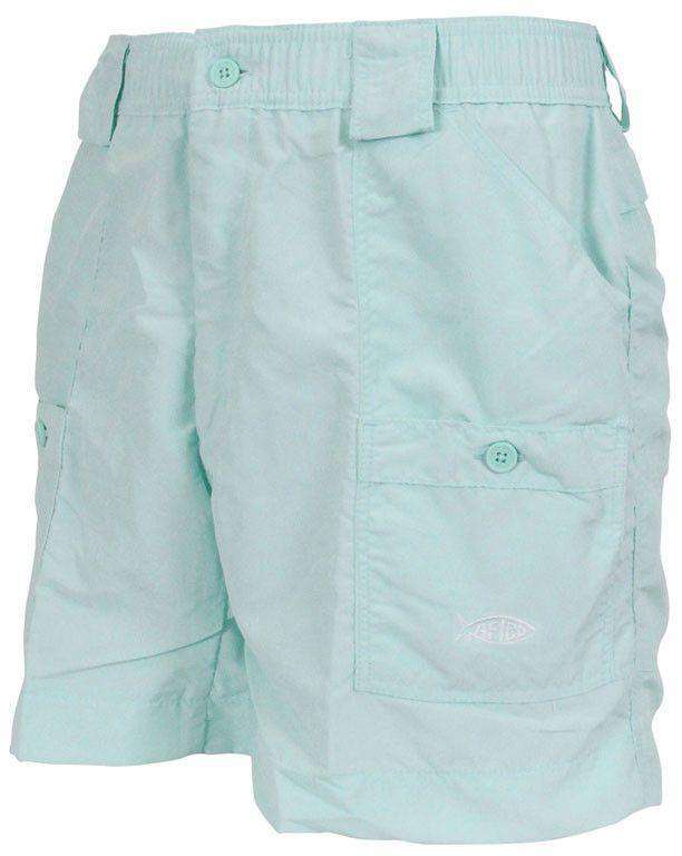 AFTCO Fishing Shorts in Mint Green