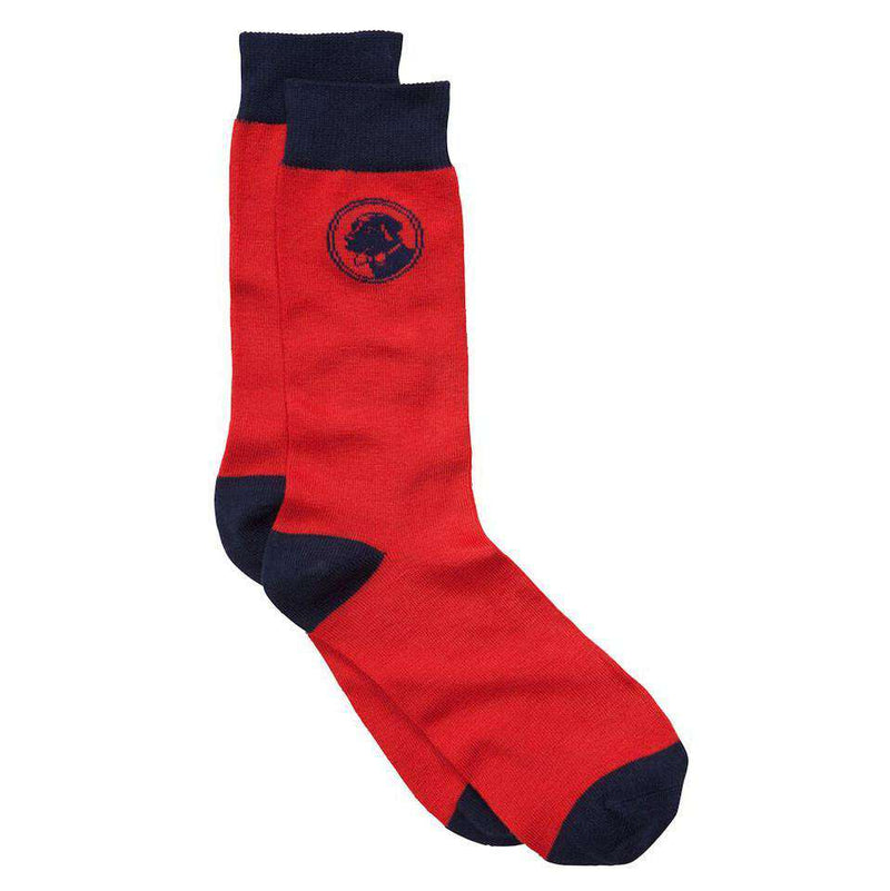 Southern Proper Logo Socks in Red