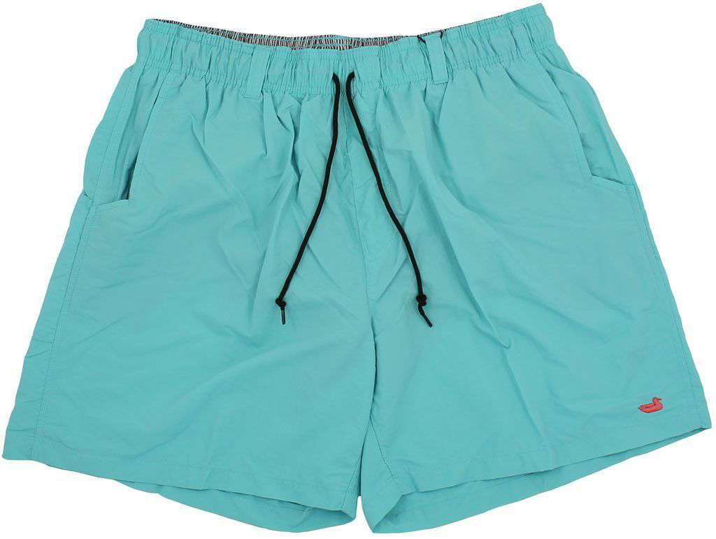 Southern Marsh Dockside Swim Trunk in Aqua Blue