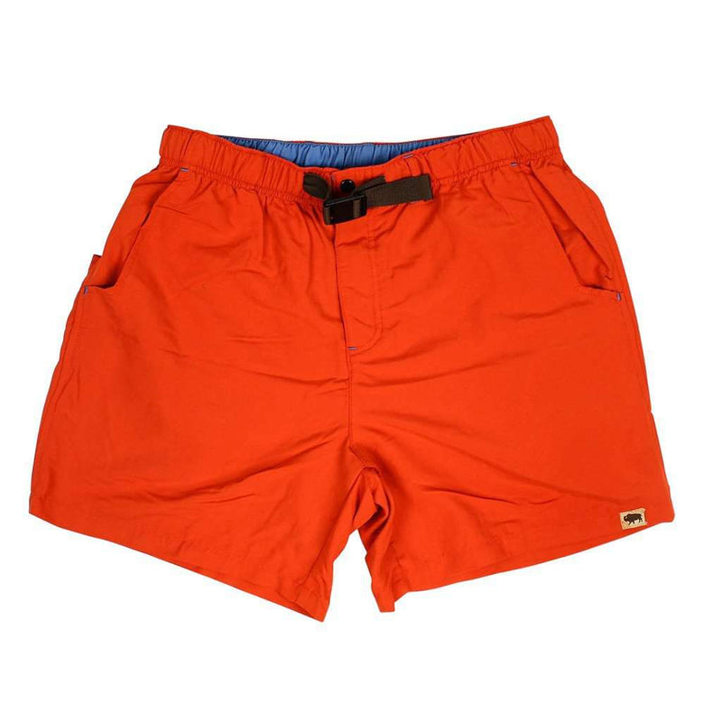Buffalo Jackson Riverdale Belted Swim Trunks in Red – Country Club Prep