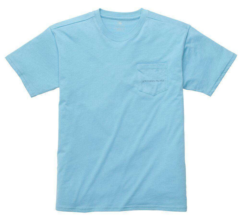 Southern Proper After Party Tee in Retro Blue – Country Club Prep