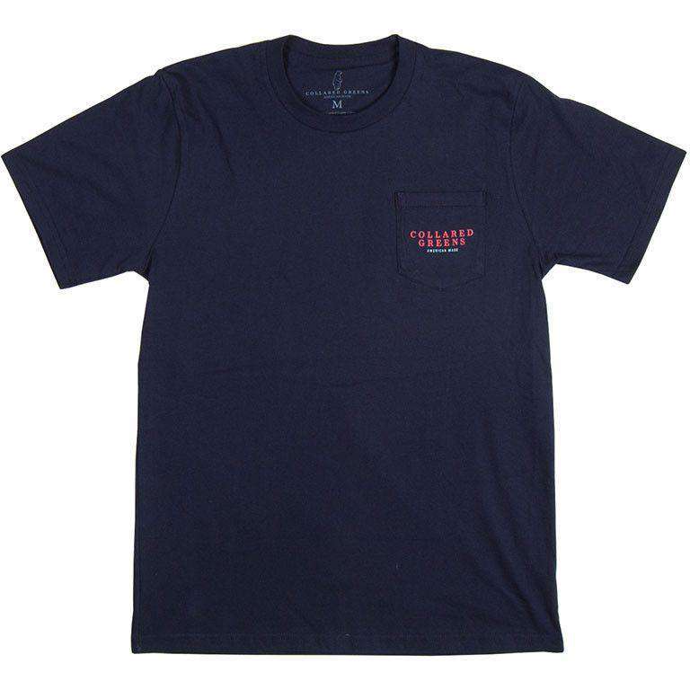 Collared Greens American Made Buffalo Surfer T-Shirt in Navy – Country ...