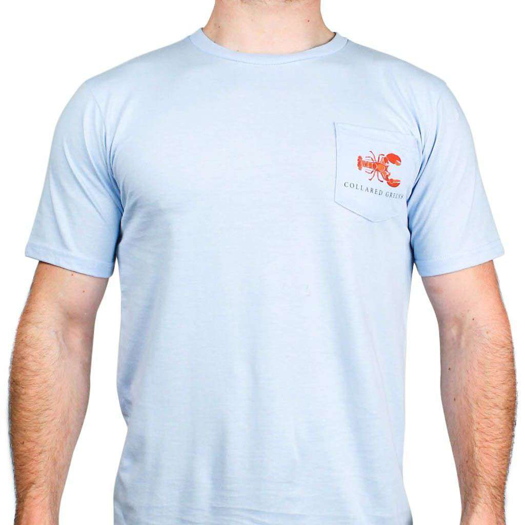Collared Greens American Made Lobster Tee in Carolina Blue – Country ...