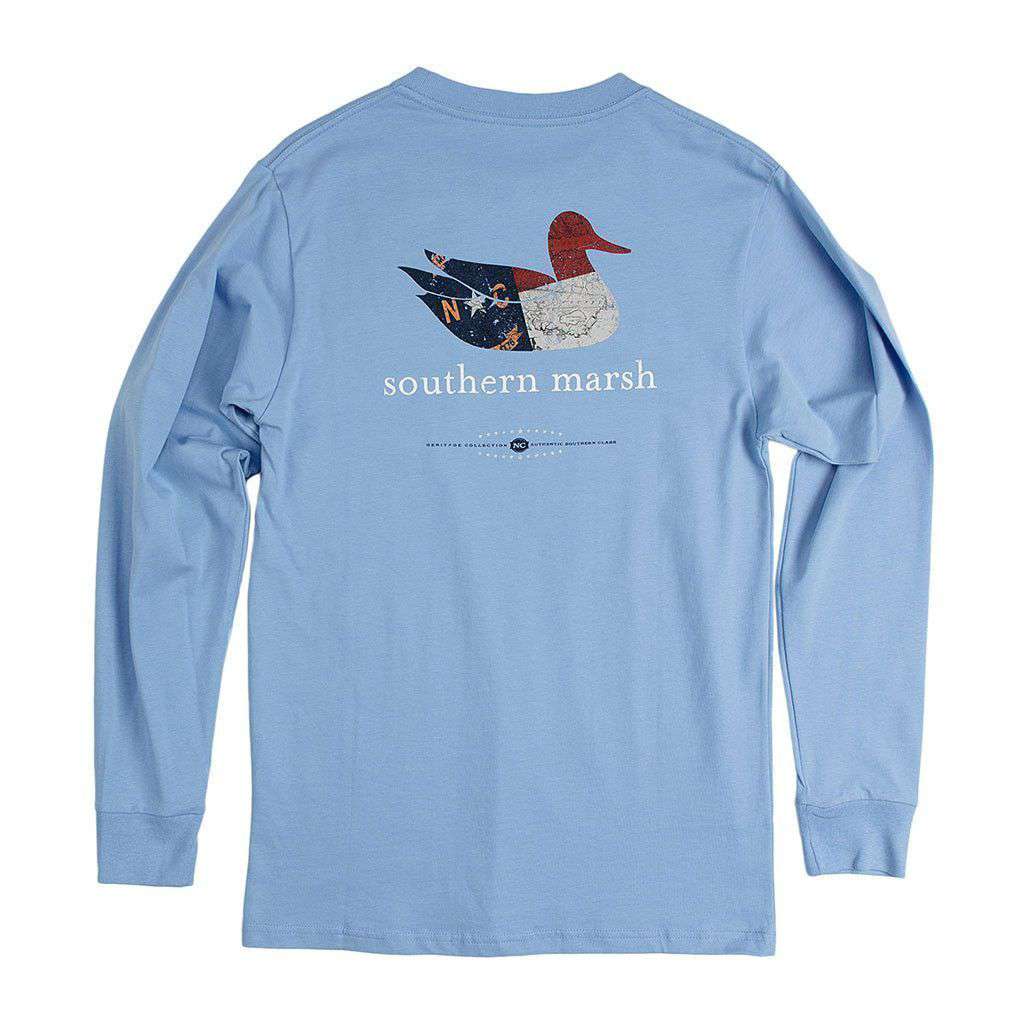 Southern Marsh Authentic North Carolina Heritage Long Sleeve Tee in ...