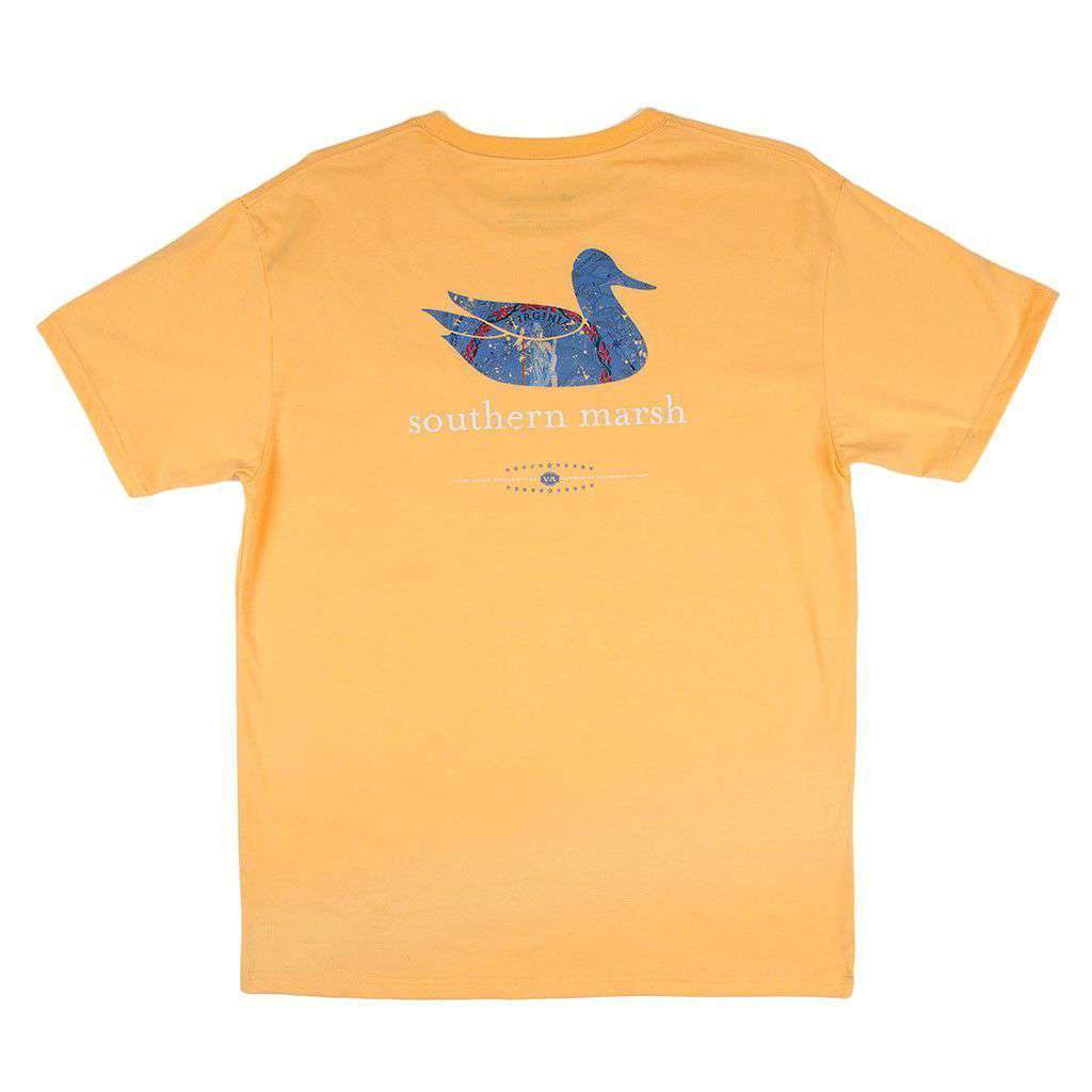 Southern Marsh Authentic Virginia Heritage Tee in Squash