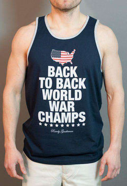 back to back world war champs tank top