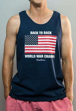 back to back world war champs tank top