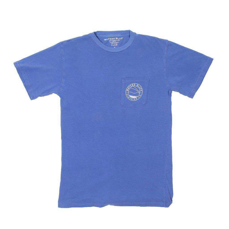 Waters Bluff Fisher Tee Shirt in Mystic Blue