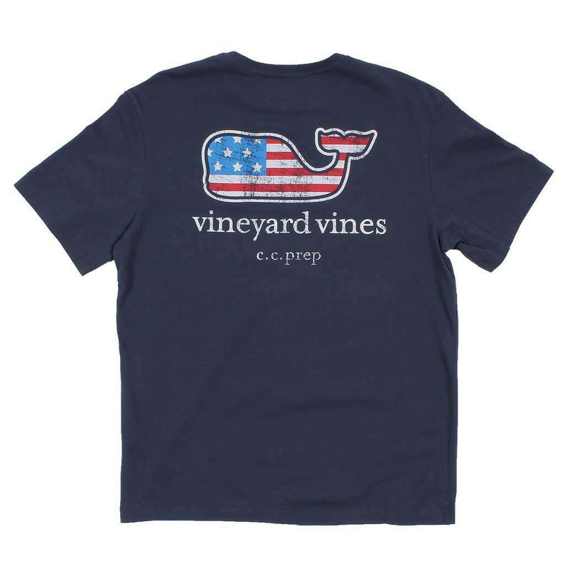 Green Monster Whale Vineyard Vines T-Shirt - Grey